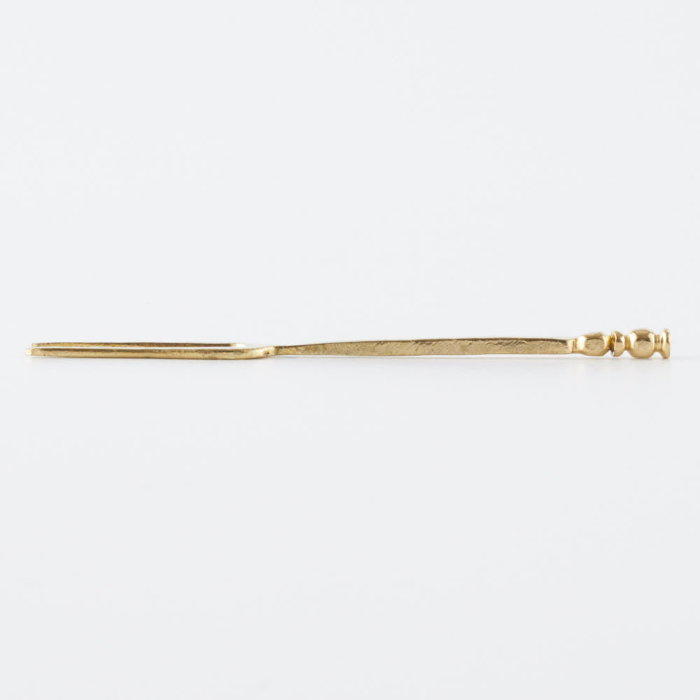 作家 出澤麻衣子 フルーツフォーク H6(真鍮) 素数 金工もの