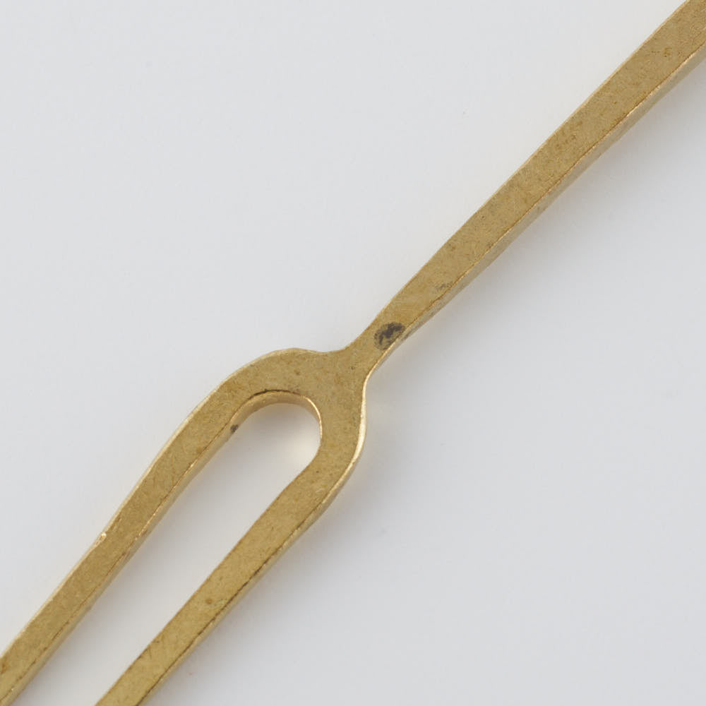 作家 出澤麻衣子 フルーツフォーク H6(真鍮) 素数 金工もの