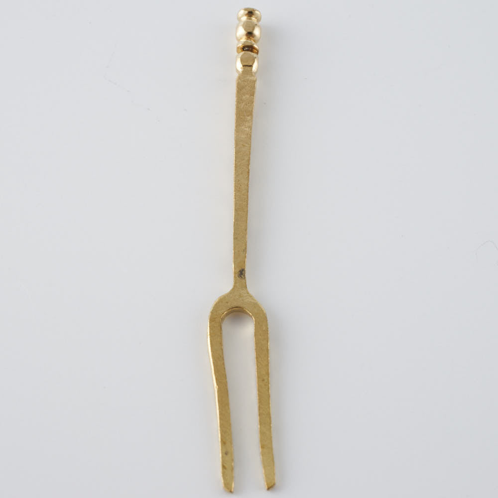 作家 出澤麻衣子 フルーツフォーク H6(真鍮) 素数 金工もの