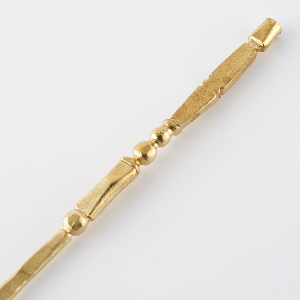 作家 出澤麻衣子 菓子切り(真鍮) 素数 金工もの