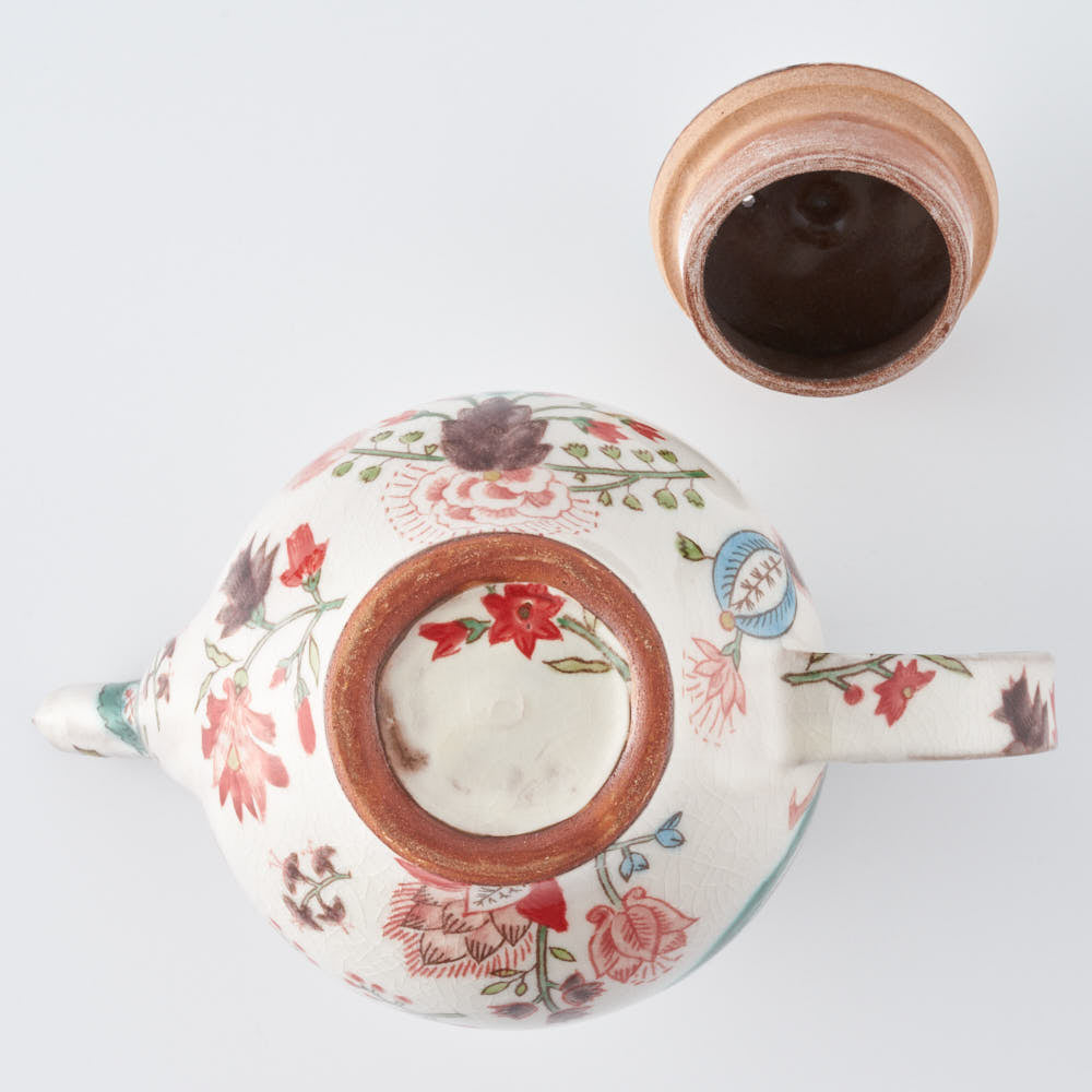 うつつ窯 作家 稲積佳谷 伝説の怪獣 ポット 赤 うつつ窯 作家 稲積佳谷 陶磁器作家もの