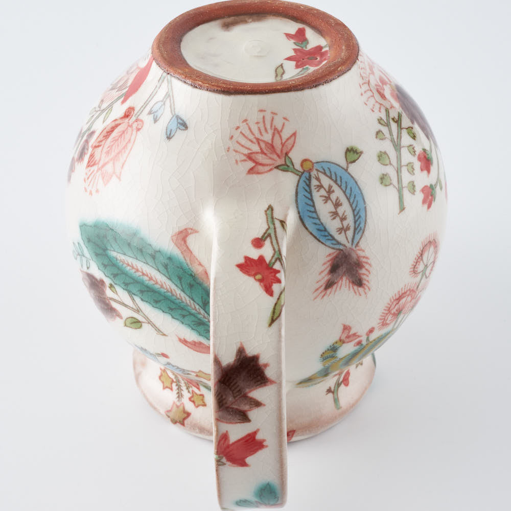 うつつ窯 作家 稲積佳谷 伝説の怪獣 ポット 赤 うつつ窯 作家 稲積佳谷 陶磁器作家もの