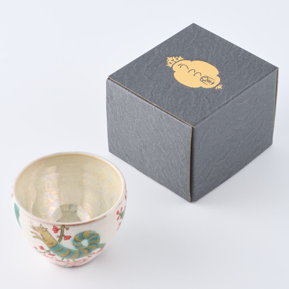 うつつ窯 作家 稲積佳谷 伝説の怪獣 カップ 怪獣 赤 うつつ窯 作家 稲積佳谷 陶磁器作家もの