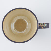 うつつ窯 作家 稲積佳谷 夢窓華 マグカップ 濃紺 うつつ窯 作家 稲積佳谷 陶磁器作家もの