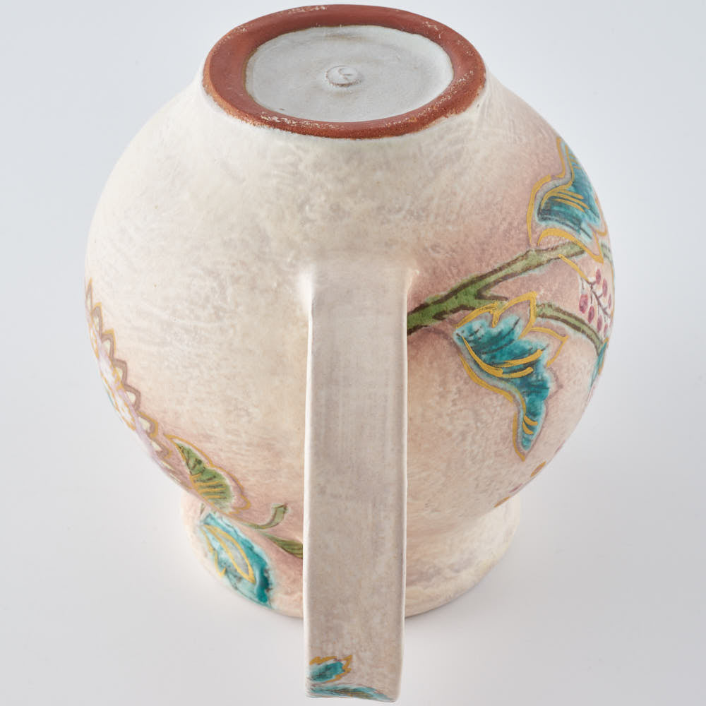 うつつ窯 作家 稲積佳谷 夢窓華 ポット ピンク うつつ窯 作家 稲積佳谷 陶磁器作家もの