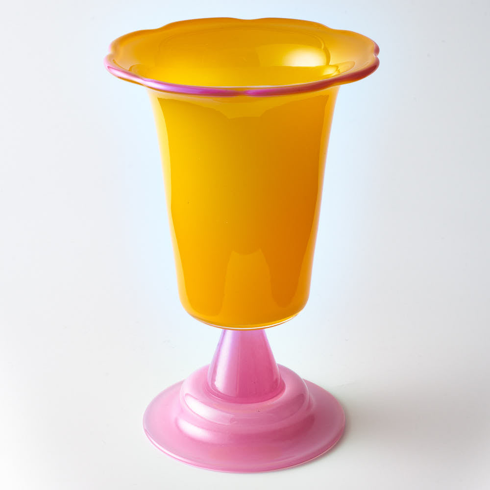 ガラス作家 北形槙子 poppin' parfait (YL×PK) ガラス作家 北形槙子 ガラスもの