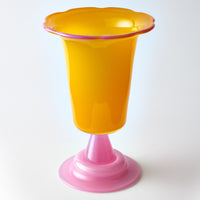 ガラス作家 北形槙子 poppin' parfait (YL×PK) ガラス作家 北形槙子 ガラスもの