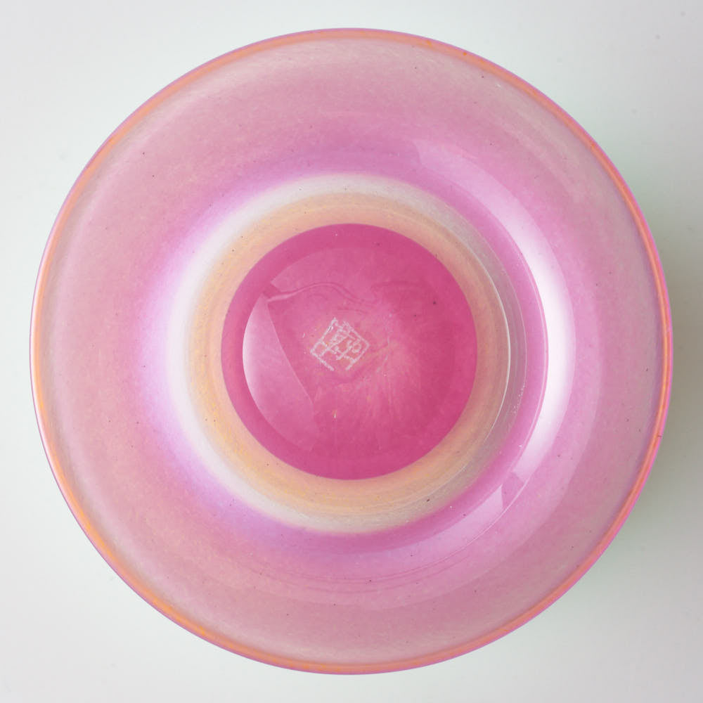 ガラス作家 北形槙子 poppin' parfait (YL×PK) ガラス作家 北形槙子 ガラスもの