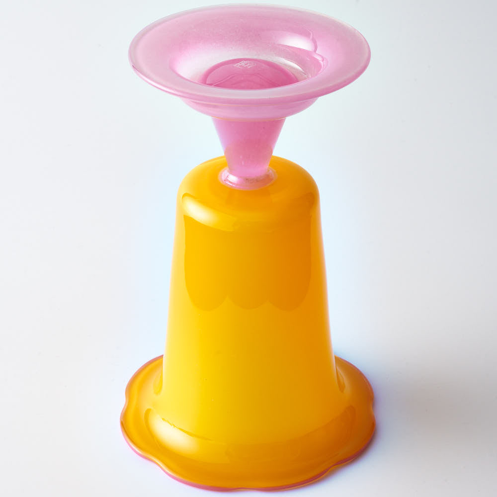 ガラス作家 北形槙子 poppin' parfait (YL×PK) ガラス作家 北形槙子 ガラスもの