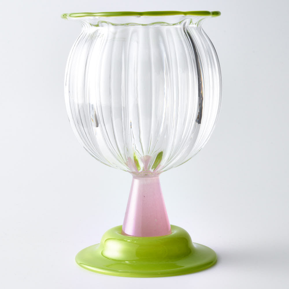 ガラス作家 北形槙子 poppin' parfait clear (LGR×PK) ガラス作家 北形槙子 ガラスもの