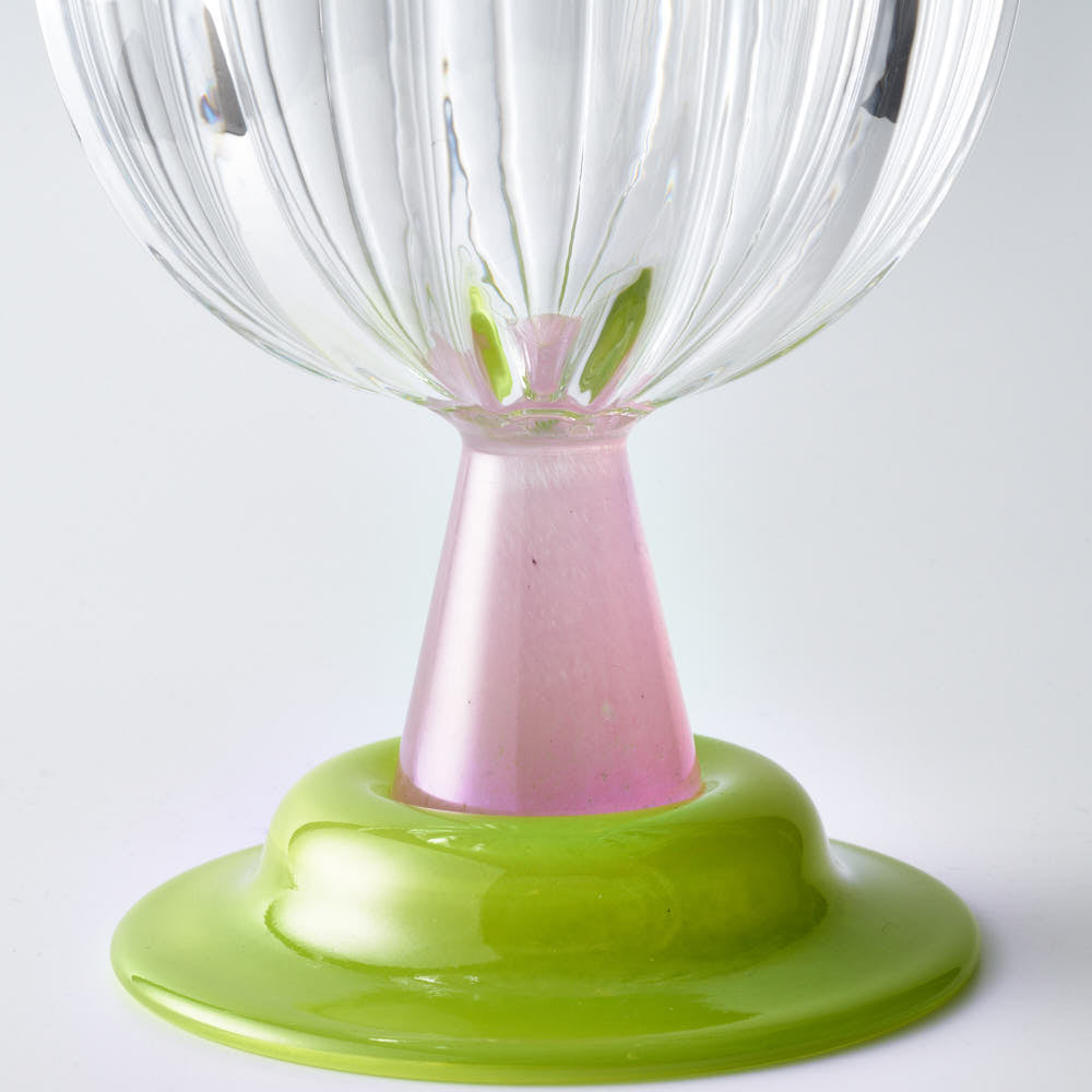 ガラス作家 北形槙子 poppin' parfait clear (LGR×PK) ガラス作家 北形槙子 ガラスもの