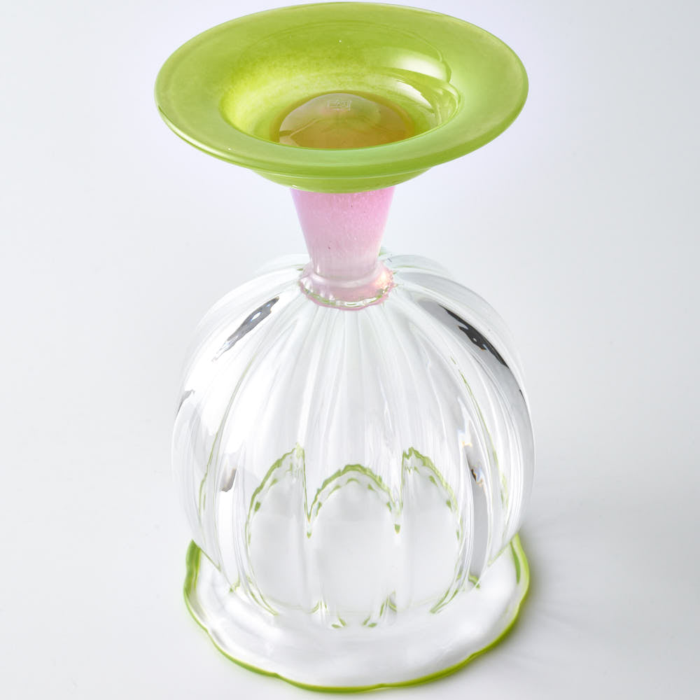 ガラス作家 北形槙子 poppin' parfait clear (LGR×PK) ガラス作家 北形槙子 ガラスもの