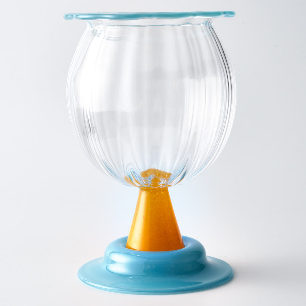 ガラス作家 北形槙子 poppin' parfait clear (LBL×YL)