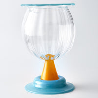 ガラス作家 北形槙子 poppin' parfait clear (LBL×YL)