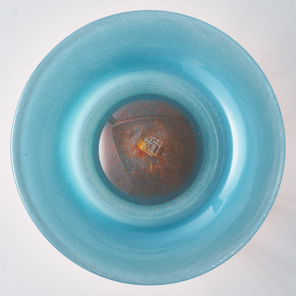 ガラス作家 北形槙子 poppin' parfait clear (LBL×YL)