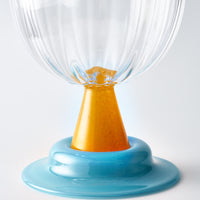 ガラス作家 北形槙子 poppin' parfait clear (LBL×YL)