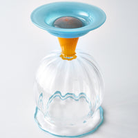 ガラス作家 北形槙子 poppin' parfait clear (LBL×YL)