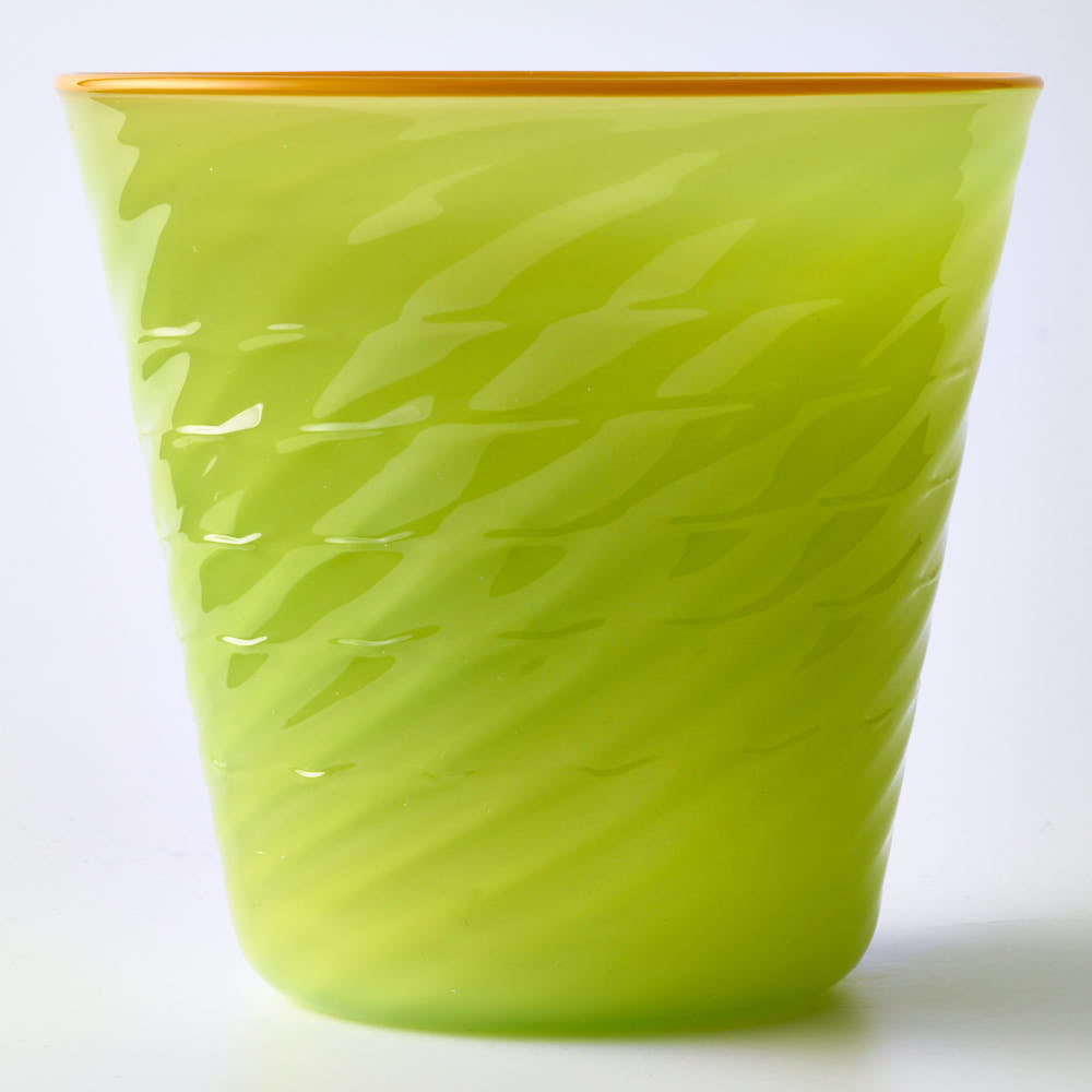 ガラス作家 北形槙子 poppin' amiami rock (LGR×YL) ガラス作家 北形槙子 ガラスもの