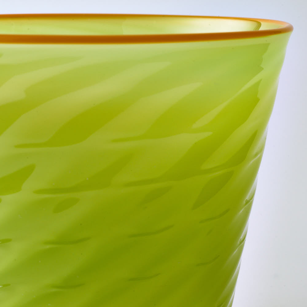 ガラス作家 北形槙子 poppin' amiami rock (LGR×YL) ガラス作家 北形槙子 ガラスもの