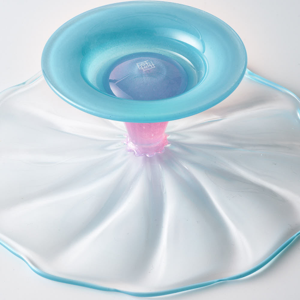 ガラス作家 北形槙子 poppin' comport & dome (PK×LBL) ガラス作家 北形槙子 ガラスもの