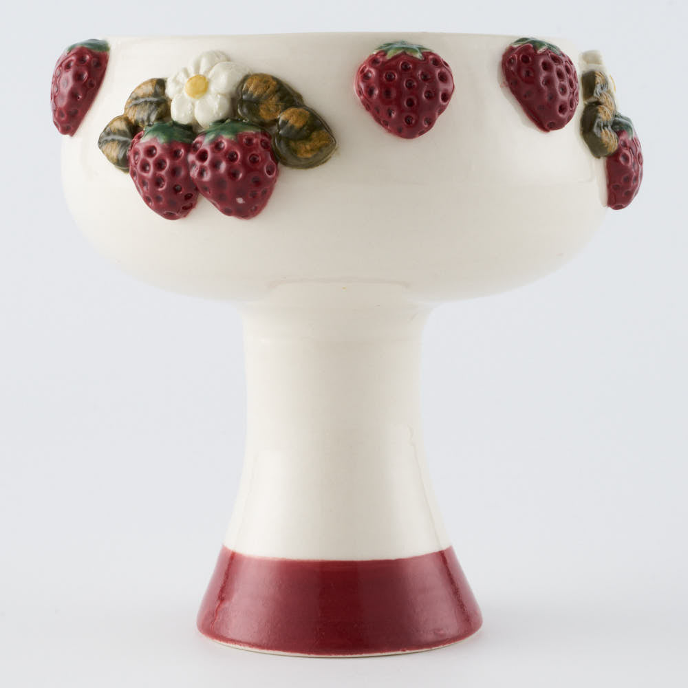 碧猫堂あお 苺のデザートカップ 碧猫堂あお 陶磁器作家もの