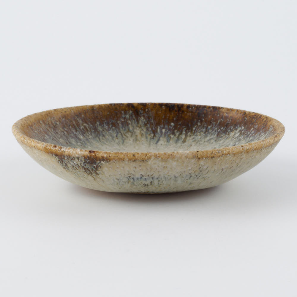 作家 鈴木まるみ 豆皿 黒糠 ¥1,100 大人の焼き物