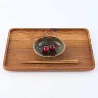 作家 鈴木まるみ 小皿(縁) 緑錆 作家 鈴木まるみ 陶磁器作家もの