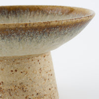 作家 鈴木まるみ 高台皿 黒糠 作家 鈴木まるみ 陶磁器作家もの