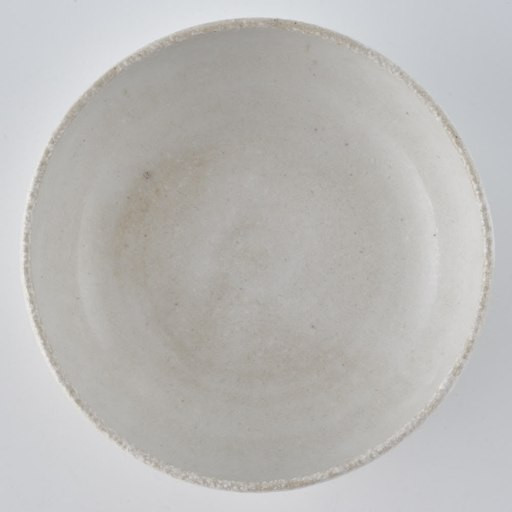 作家 鈴木まるみ 平ボウル maru(M) 糠白 作家 鈴木まるみ 陶磁器作家もの