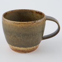 作家 鈴木まるみ マグカップkasama 緑錆 作家 鈴木まるみ 陶磁器作家もの