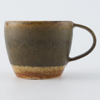 作家 鈴木まるみ マグカップkasama 緑錆 作家 鈴木まるみ 陶磁器作家もの