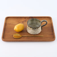 作家 藤原純 上手スープカップ 白 信楽焼 古仙堂 陶磁器作家もの