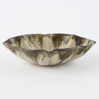 作家 藤原純 シェル豆鉢 白 信楽焼 古仙堂 陶磁器作家もの