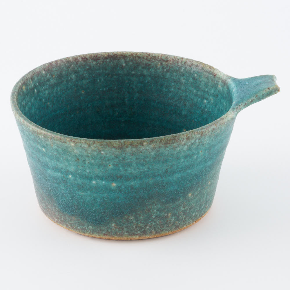 作家 藤原純 タブ深鉢 碧 ¥4,400 大人の焼き物