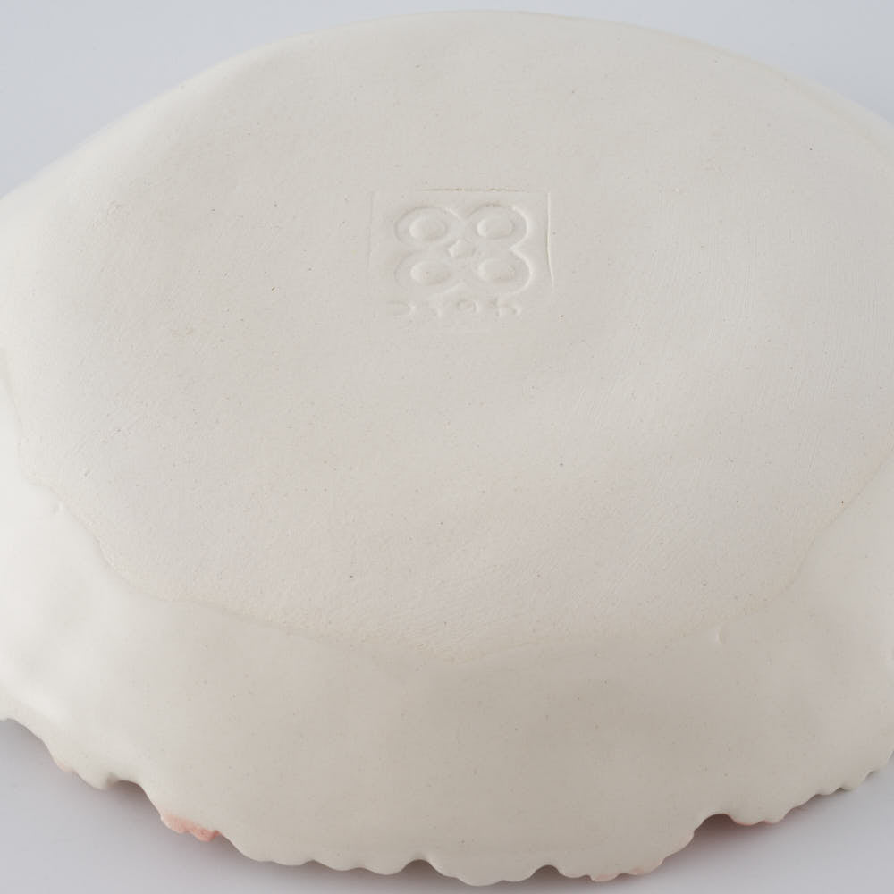 つちのわ 作家 石黒美佐緒 花かんむり mixピンク(小) つちのわ 作家 石黒美佐緒 陶磁器作家もの