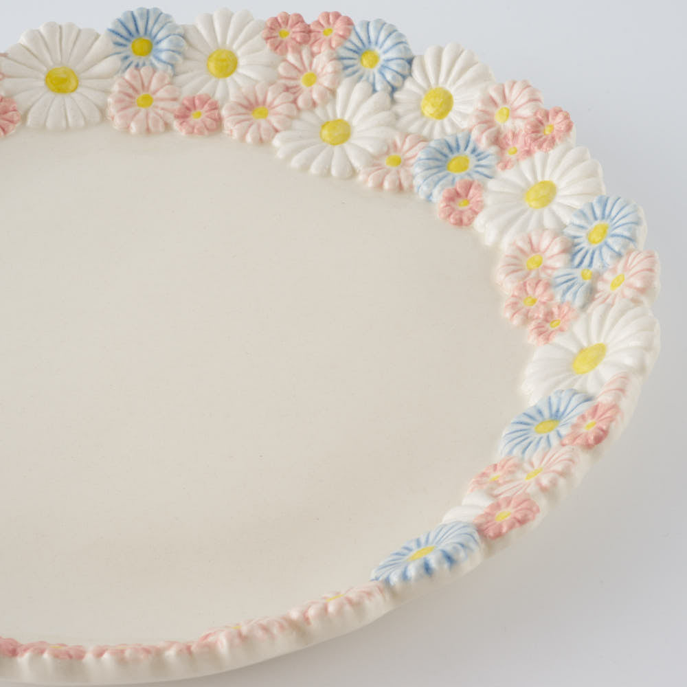 つちのわ 作家 石黒美佐緒 花かんむり mixピンク (大) つちのわ 作家 石黒美佐緒 陶磁器作家もの