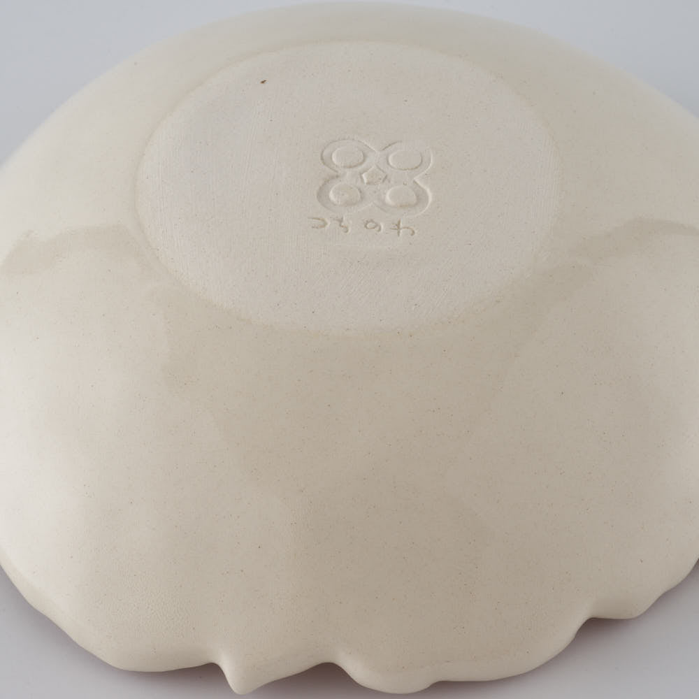 つちのわ 作家 石黒美佐緒 芍薬 ボウル ピンク つちのわ 作家 石黒美佐緒 陶磁器作家もの