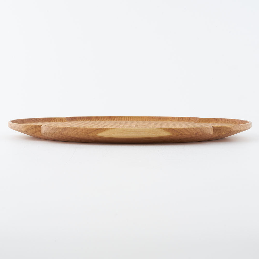k*1様 【特価】木工房玄　高塚和則　花形パン皿　さくら　φ20cm 木工房玄 作家 高塚和則 花型パン皿 大 さくら ¥12,100 大人の焼き物