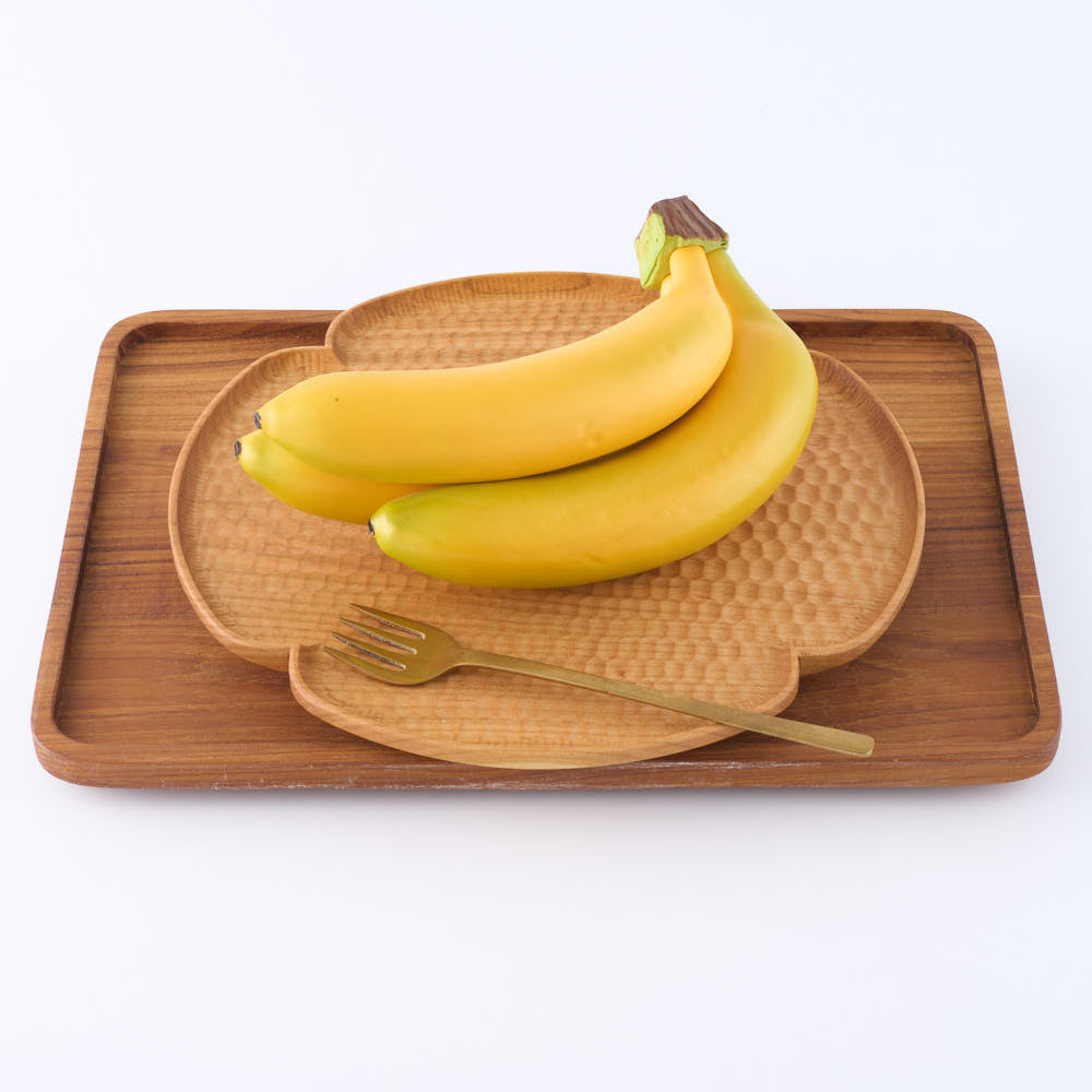 木工房玄 作家 高塚和則 花型パン皿 特大 さくら 木工房玄 作家 高塚和則 木工もの