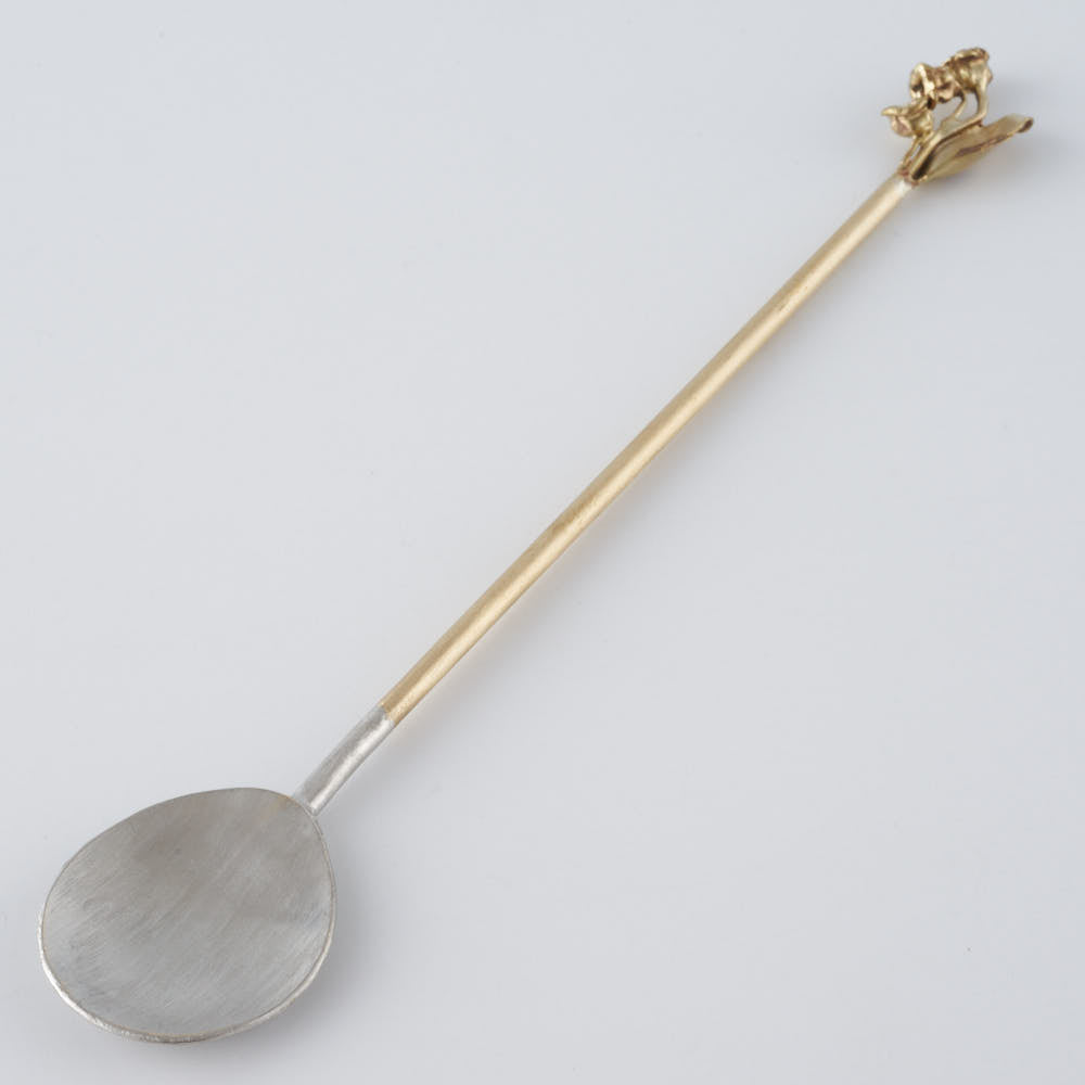 nüsse スズランスプーン 16.5 nüsse 陶磁器作家もの