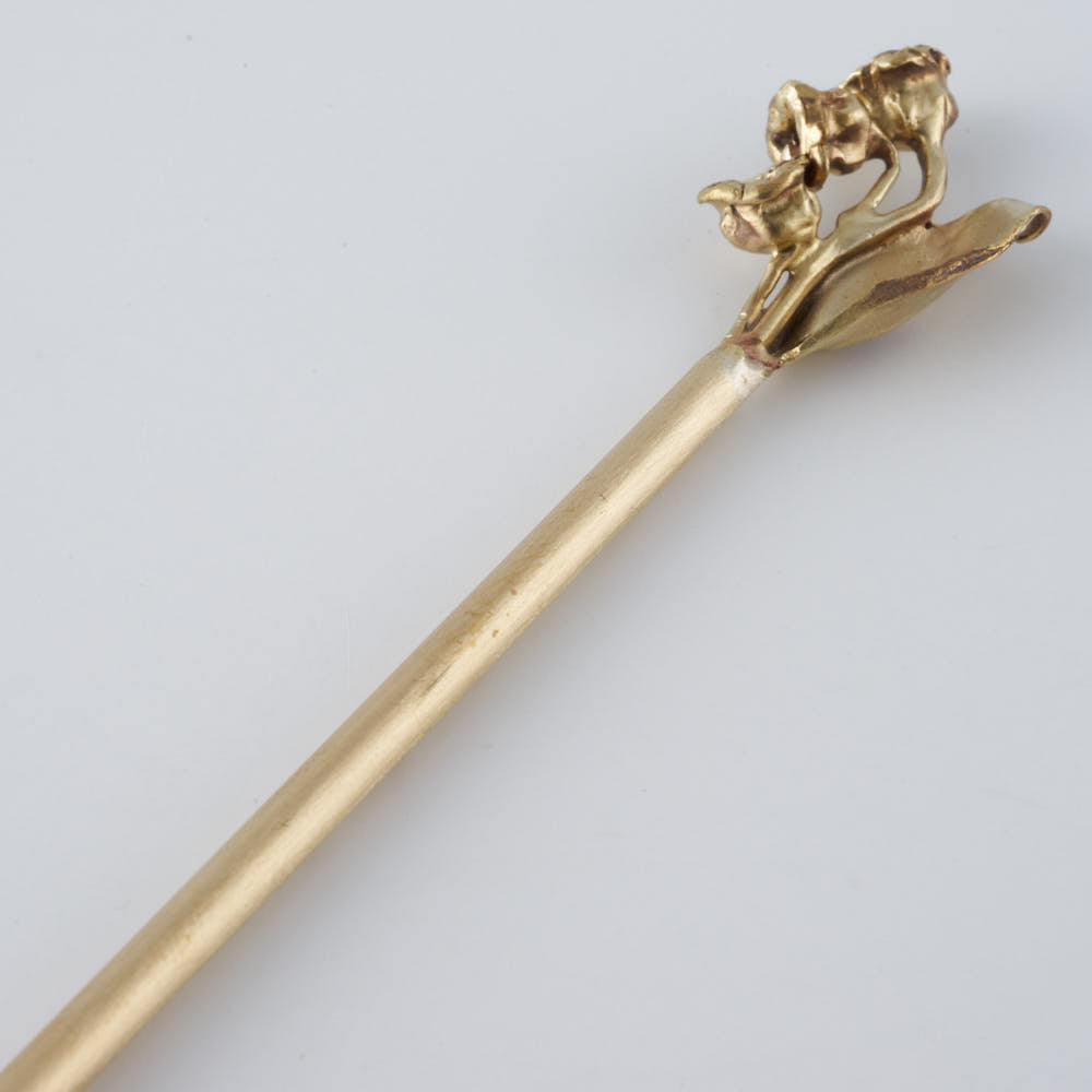 nüsse スズランスプーン 16.5 nüsse 陶磁器作家もの