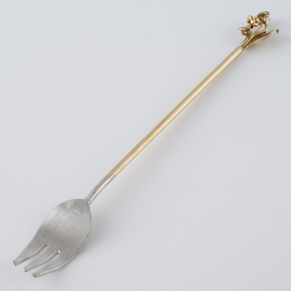 nüsse スズランフォーク 16.5 nüsse 陶磁器作家もの