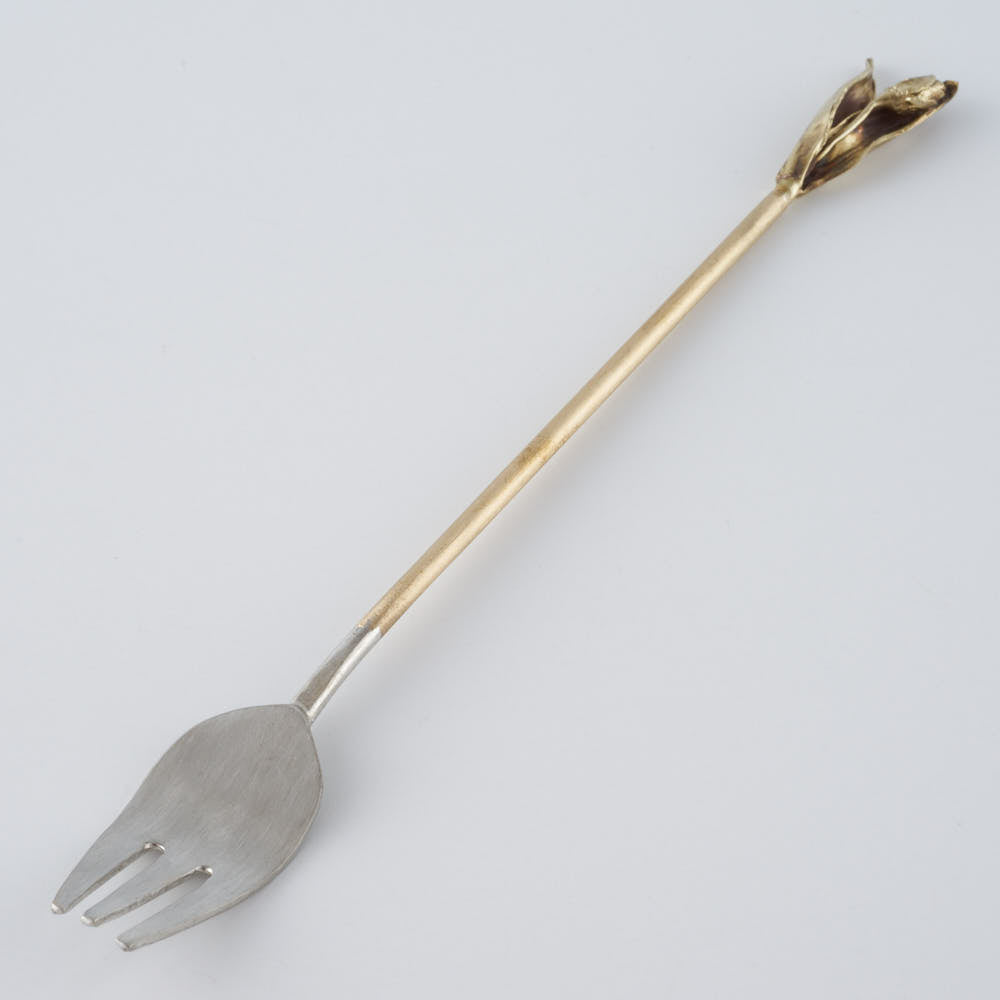 nüsse チューリップフォーク 16.5 nüsse 陶磁器作家もの