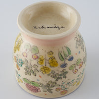 ははみや flower garden酒杯 ピンク ははみや 陶磁器作家もの