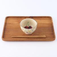 ははみや happy gardenまる碗 ピンク ははみや 陶磁器作家もの