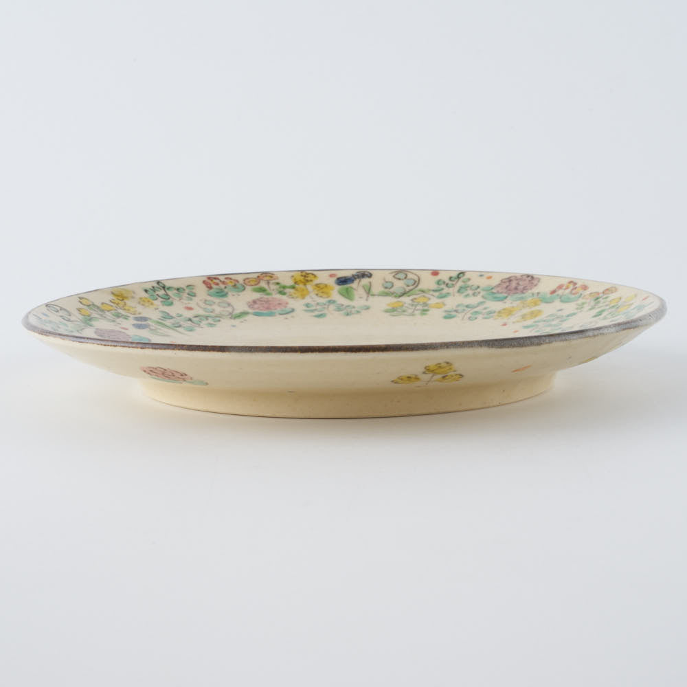 ははみや flower garden5寸皿 青 ¥7,920 大人の焼き物