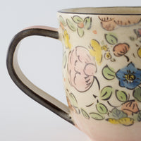 ははみや みのりコーヒーカップ ピンク ははみや 陶磁器作家もの
