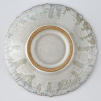 作家 村澤享 青灰釉稜花小皿 作家 村澤享 陶磁器作家もの