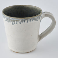 作家 村澤享 青灰釉マグカップ 縦長(大) 作家 村澤享 陶磁器作家もの