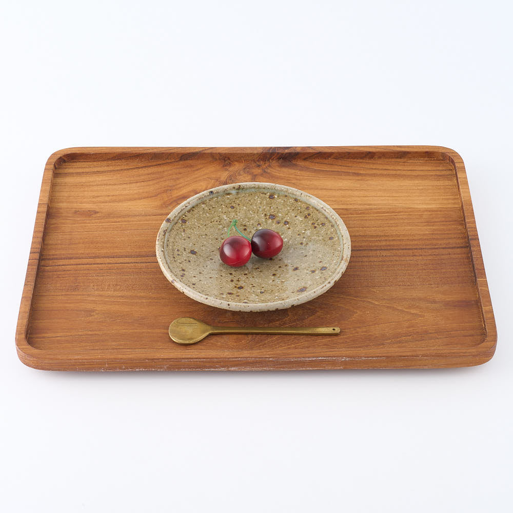 作家 中村哲雄 灰釉 平皿（5寸） ¥2,772 大人の焼き物